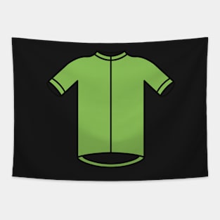 Green Sprinters Cycling Jersey Pattern Tapestry