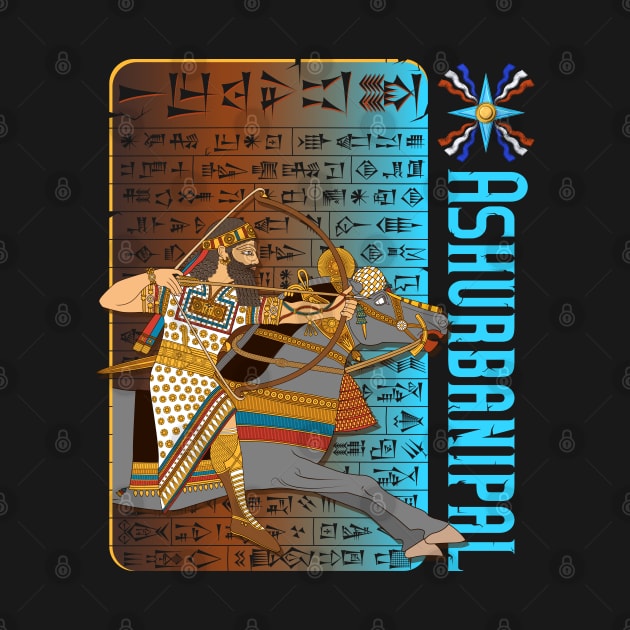 King Ashurbanipal Assyrian by Dingir ENKI