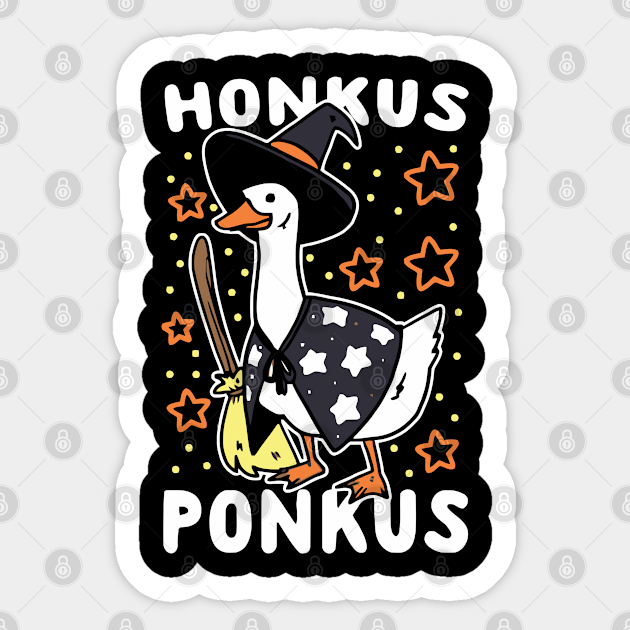 Discover Honkus Ponkus - Untitled Goose Game - Sticker