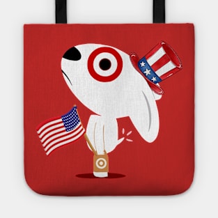 American Flag Bullseye Team Member Tote