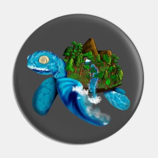 Turtle Island Pin