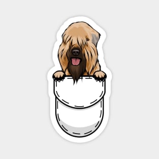 Funny Soft Coated Wheaten Terrier Pocket Dog Magnet