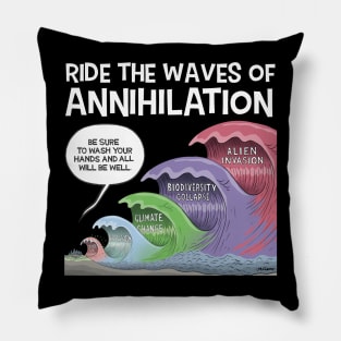 Five Waves of Annihilation (Design 2 of 2) Pillow