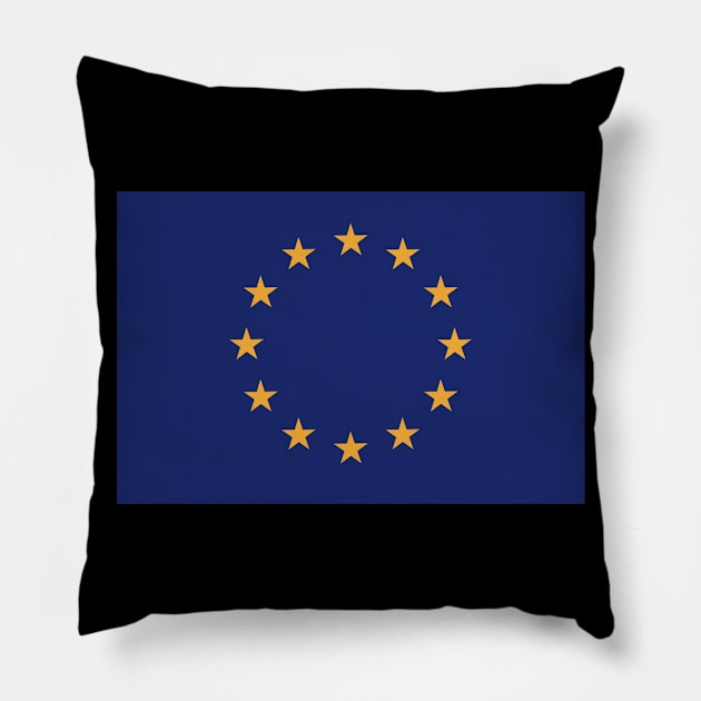 Europe flag Pillow by Designzz