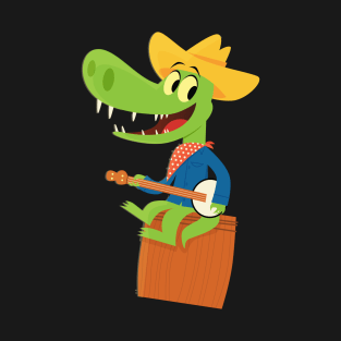 Splash Mountain Gator - Time to be moving along... T-Shirt