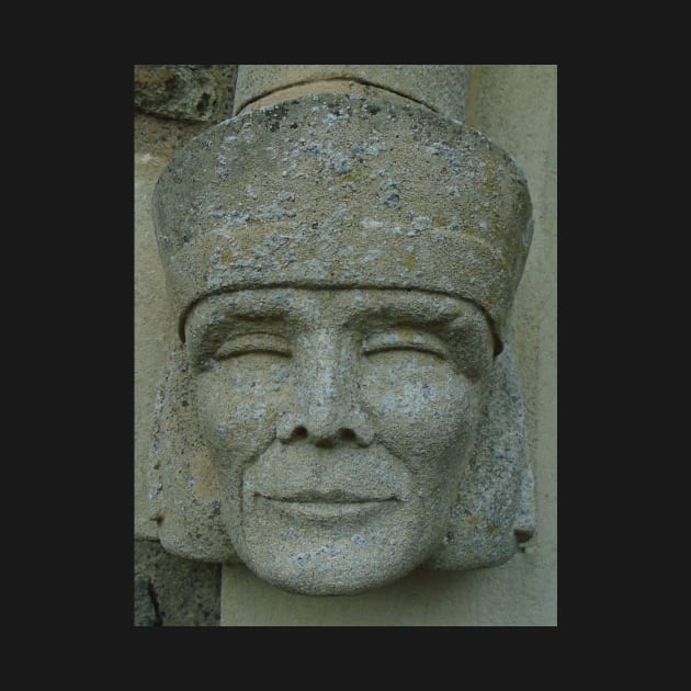 monastic stone head by acolename1