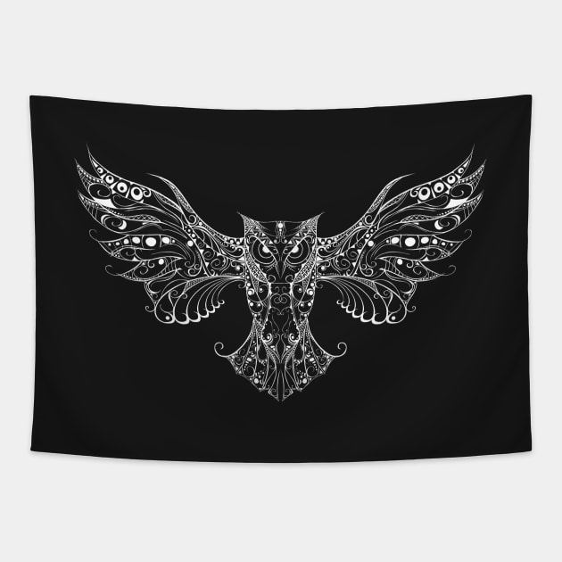 OWL – Go find your wings and fly Tapestry by orriart