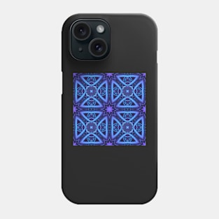 Blue/Purple 3-D Pattern Phone Case