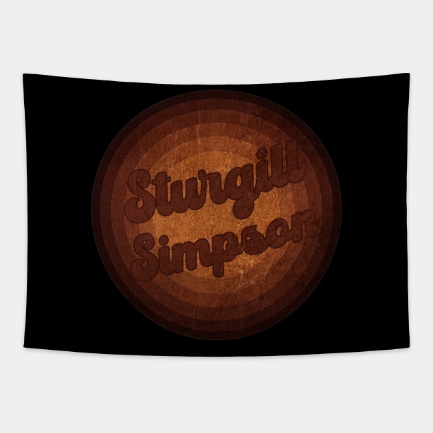 Sturgill Simpson - Vintage Style Tapestry by Posh Men