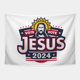 Vote for Jesus 2024 - Vote for the King of Kings Tapestry