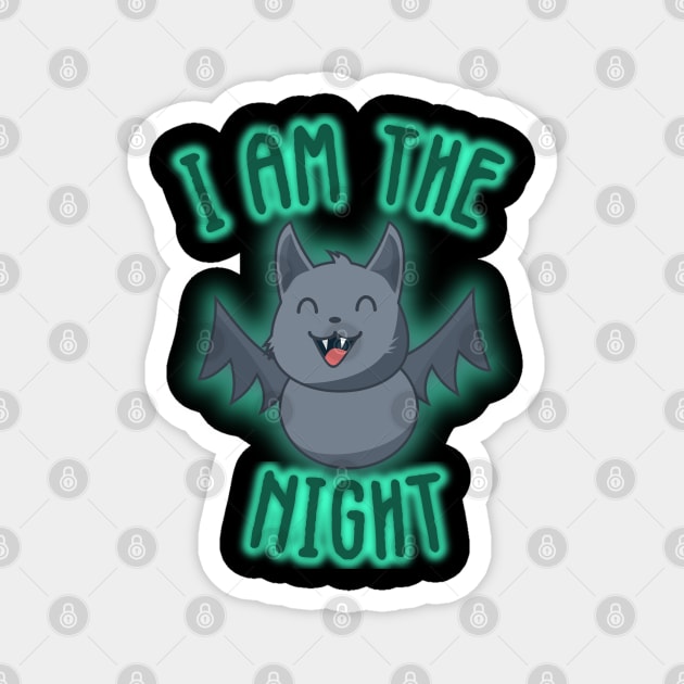 I Am The Night (Bat) Magnet by nonbeenarydesigns