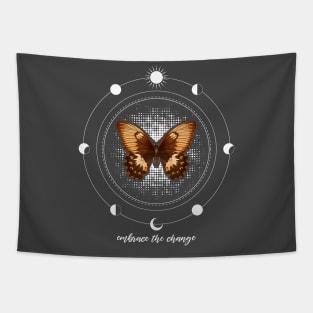 Magical Monarch Butterfly Celestial Butterflies Sun Moon Tapestry