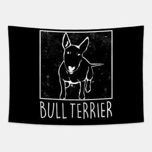 Bull Terrier Lover (Black Tee) Tapestry