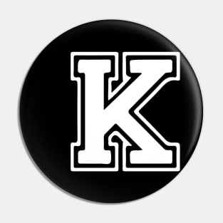 Letter K Pin