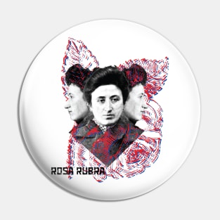 Rosa Rubra 3D Pin