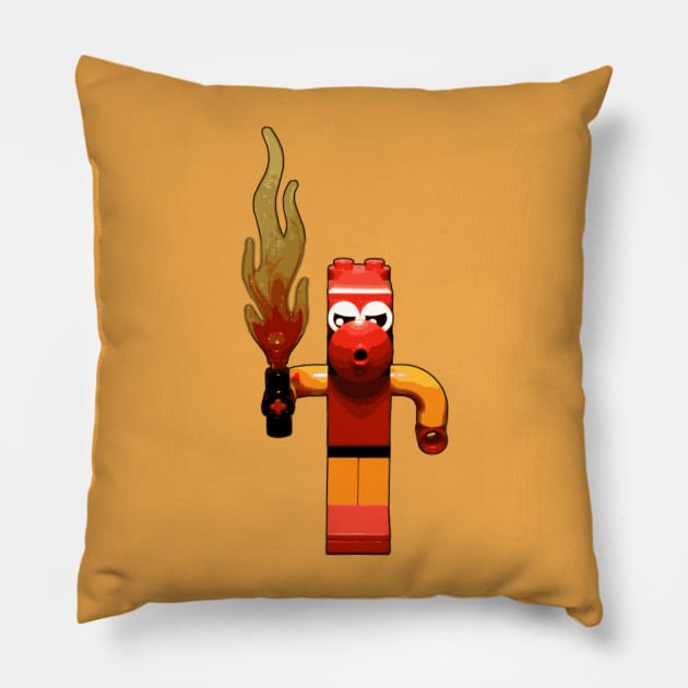 Brick Creations - Bionicle: Tahu Pillow by druscilla13