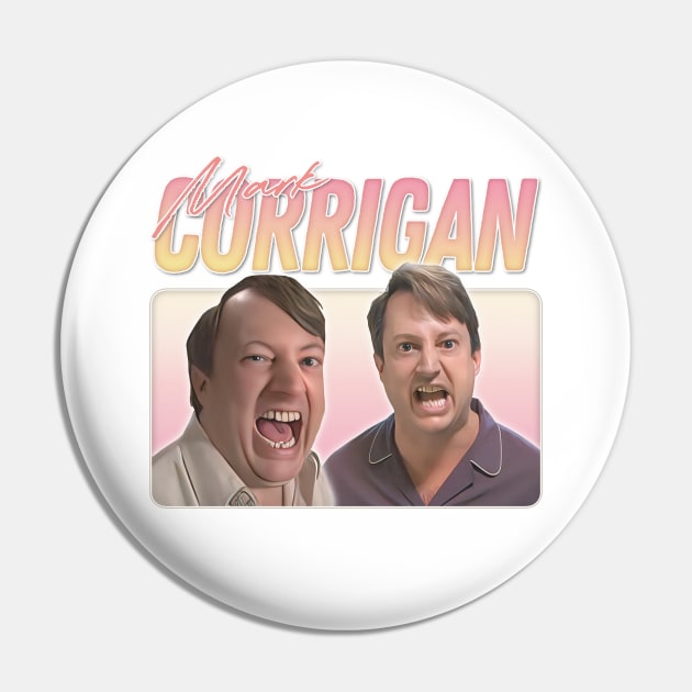 Peep Show / Mark Corrigan - Retro Fan Artwork Pin by DankFutura