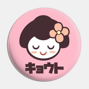 Kawaii Kyoto Geisha Pin