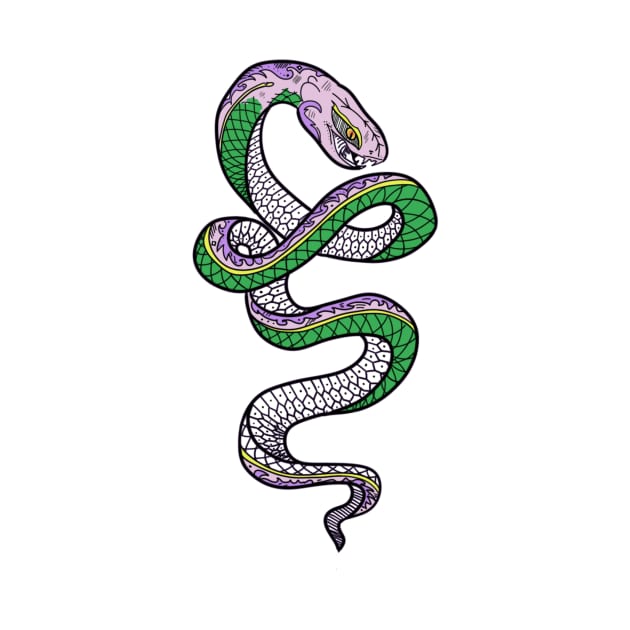 Drawing little snake / art little snake /color by Little_snake