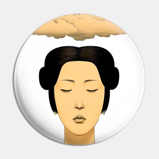 Japanese Sarcasm: Verbal Irony on a light (Knocked Out) background Pin