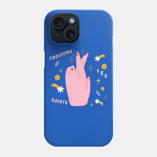 Fingers crossed Phone Case