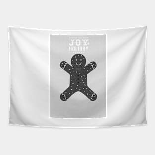 The Joyful Gingerbread Man Tapestry