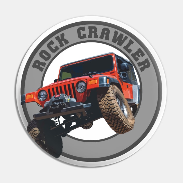 Rock Crawler Pin by BadgeWork