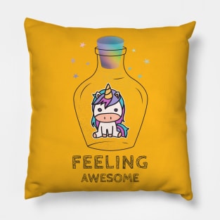 Unicorn - Feeling Awesome Pillow