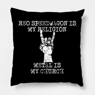 reo speedwagon is my religion Pillow