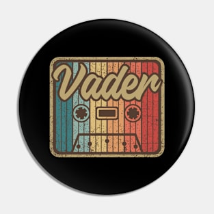 Vader Vintage Cassette Pin