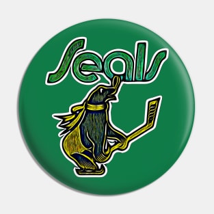 California Seals Hockey Pin