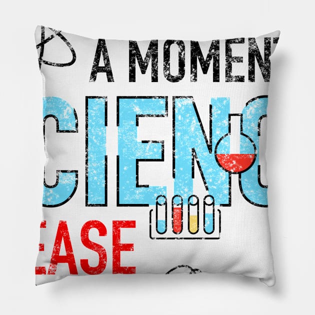 A MOment of Science Please Pillow by Lin Watchorn 