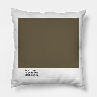 PANTONE 18-0625 TCX Martini Olive Pillow