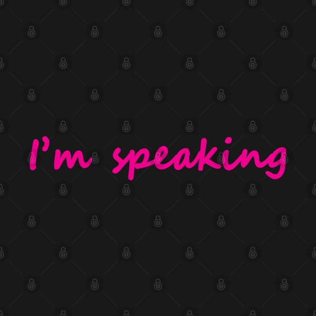 I'm Speaking by MAMMAJAMMA