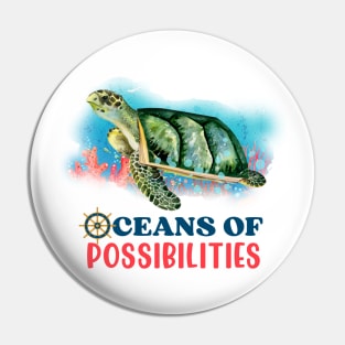 sea turtle oceans of possibilities Pin