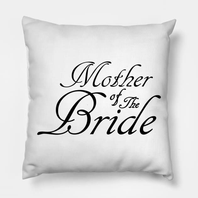 Mother Of The Bride Wedding Accessories Pillow by DepicSpirit