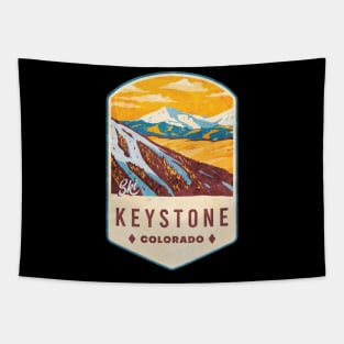 Keystone Colorado Ski Badge Tapestry