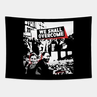 Martin Luther King Jr - Rosa Parks - We Shall Overcome Tapestry