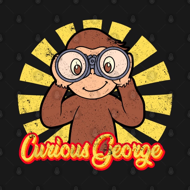 Curious George Retro Japanese by thelazyshibaai