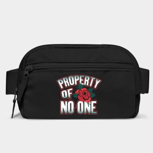 Property of No One Valentine Funny Humor Bag