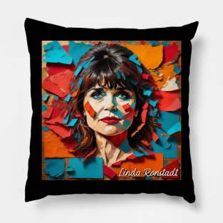Linda Ronstadt // Paper Art Pillow