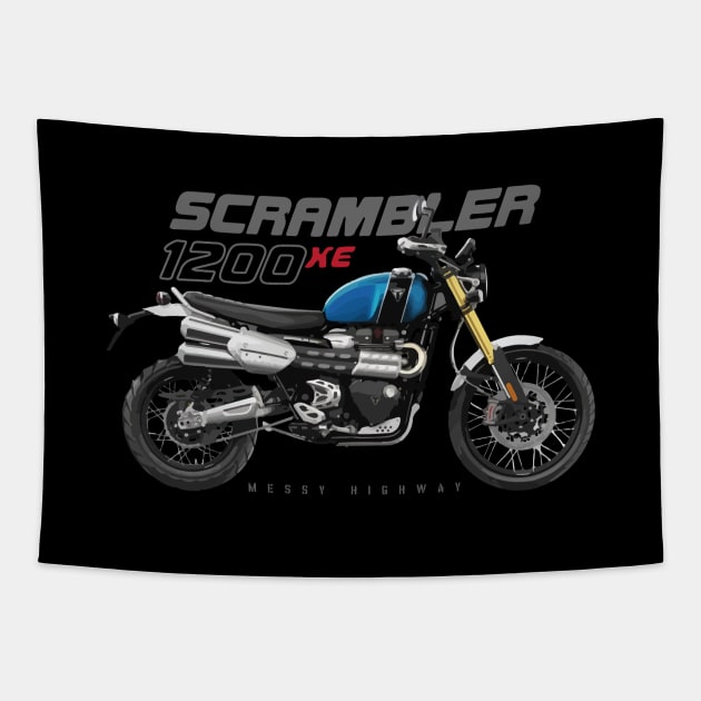 Triumph Scrambler 1200 XE 20 blue, sl Tapestry by MessyHighway