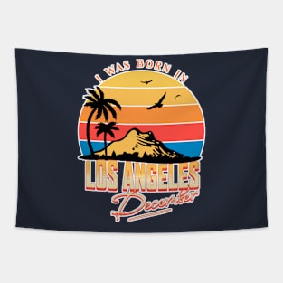 Was born in Los Angeles, December Retro Tapestry