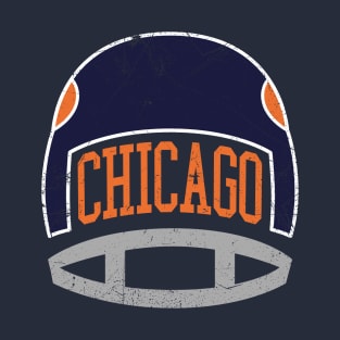 Chicago Retro Helmet - Navy T-Shirt