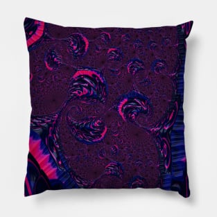 Vibrant Fractal Pillow