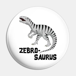 Zebro Saurus Pin