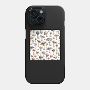 Vintage Mushroom Neutral Simple Pattern Phone Case