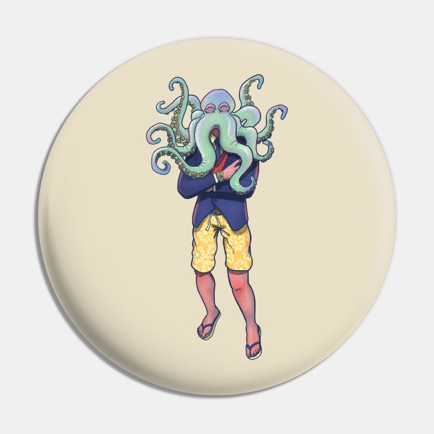 Octoman Pin by Fushiznick