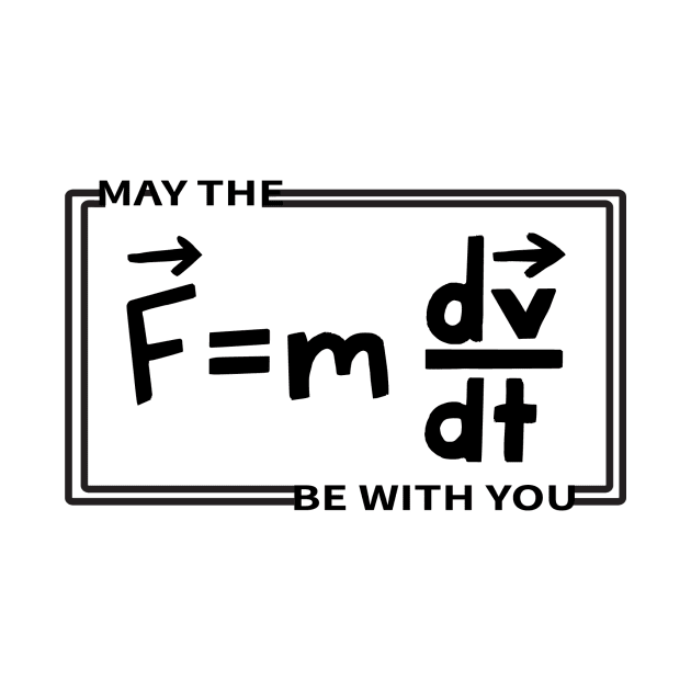 May the F=m dv/dt Be With You by kathleenabruce