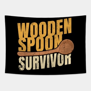 Funny The Wooden Spoon Survivor Tapestry